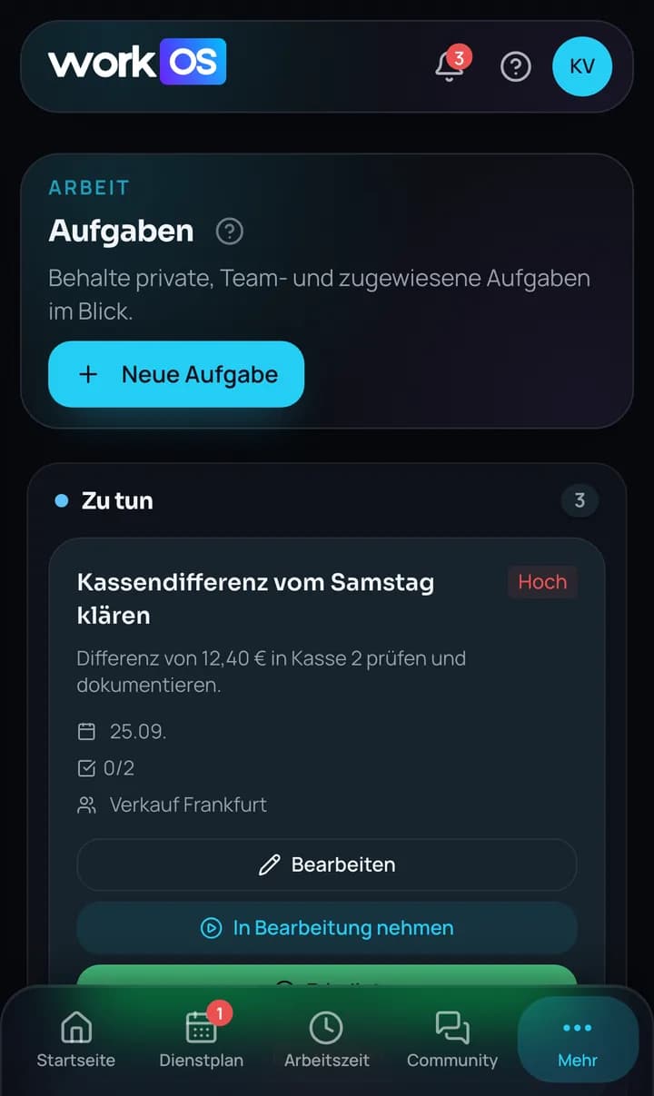 datoWork-App: Arbeit & Wissen